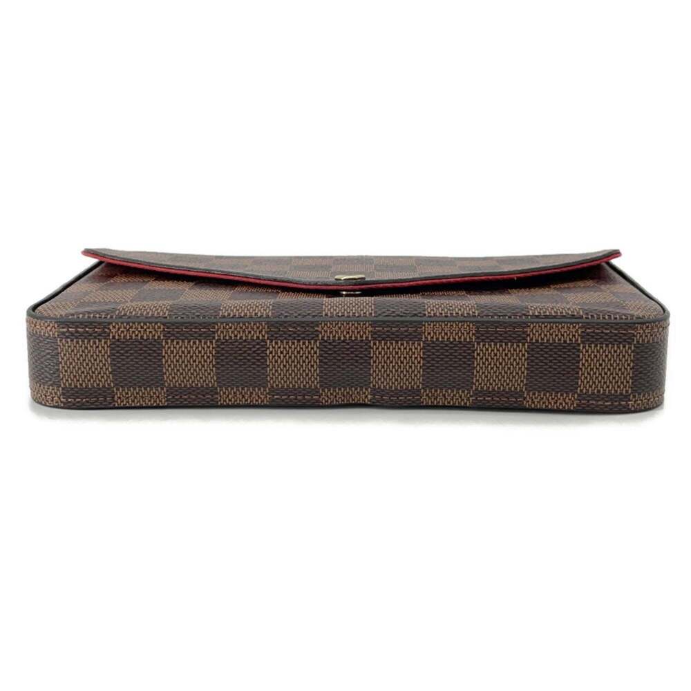 LOUIS VUITTON Red Damier Pochette Mini Bag - Picture 3 of 16